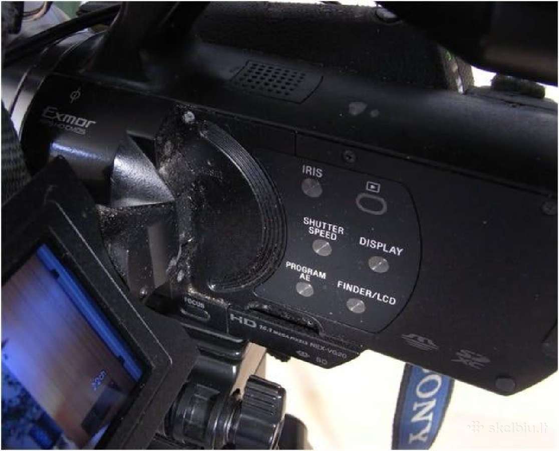 Sony Nex-vg20e HD Handycam - nuotraukos Nr. 5