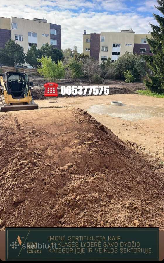 Žvyras pagrindam.skalda.smėlis pagrindu paruošimas - nuotraukos Nr. 28