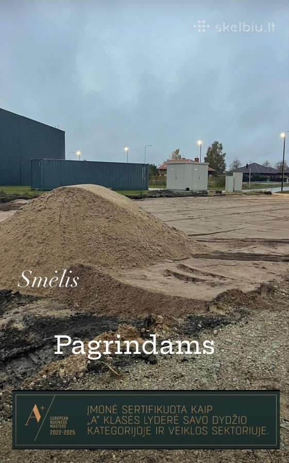 Žvyras pagrindam.skalda.smėlis pagrindu paruošimas - nuotraukos Nr. 32