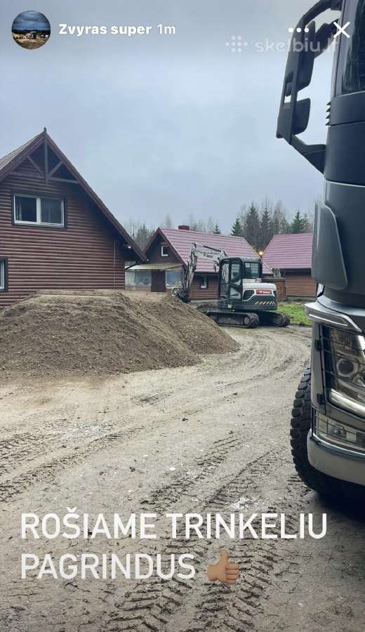 Skalda. Kelinis žvyras. Smėlis. Pagrindams - nuotraukos Nr. 31