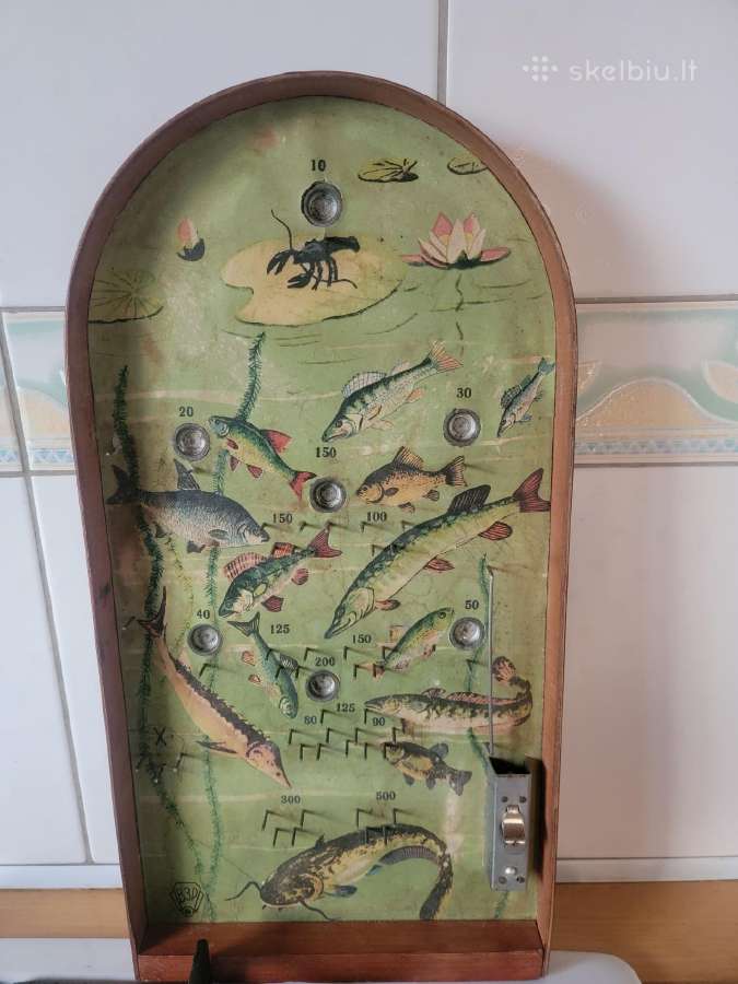 Tarybinių laikų stalo žaidimas "Žvejyba"