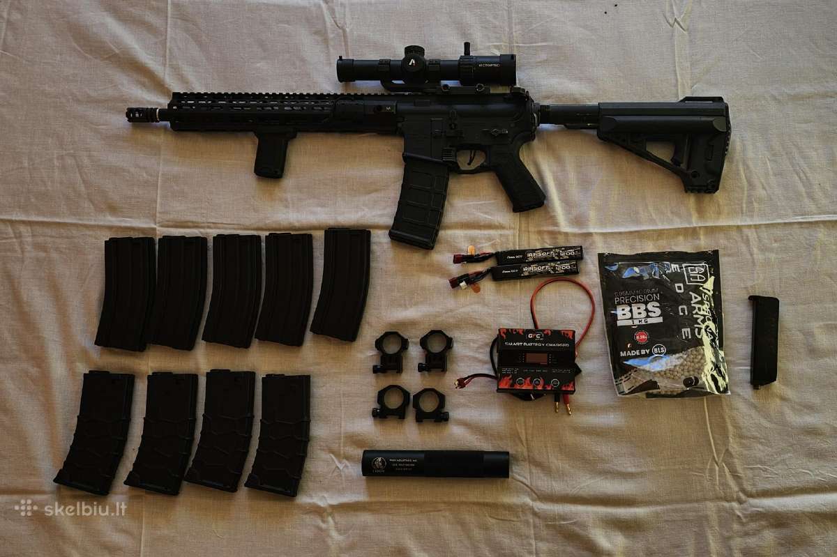 Airsoft įrangos komplektas
