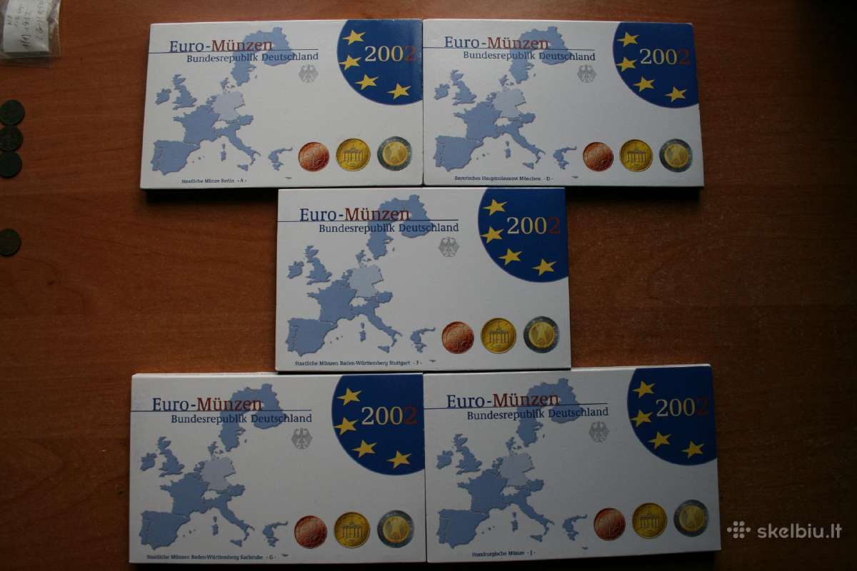 Vokietija 2003m. euro proof rink. ( a,d,f,g,j)