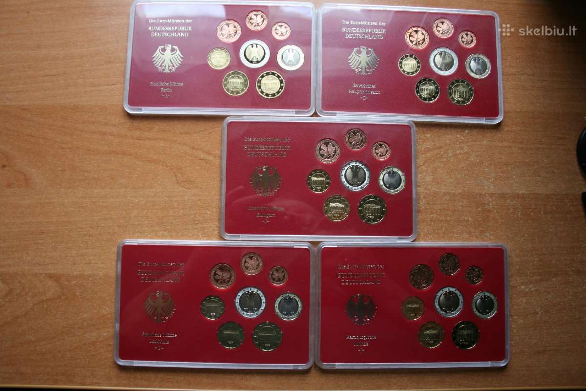 Vokietija 2003m. euro proof rink. ( a,d,f,g,j) - nuotraukos Nr. 4