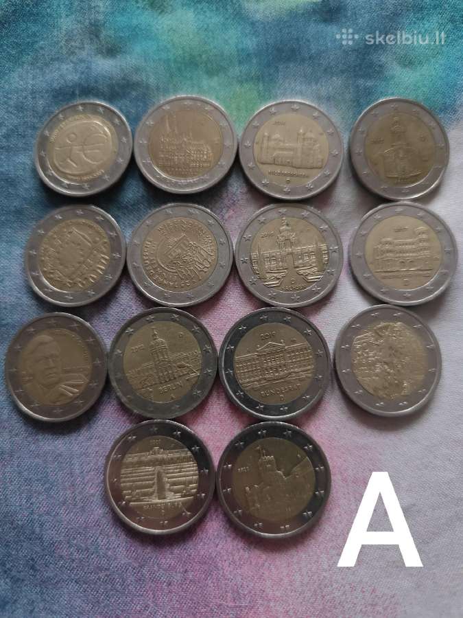 Progines 2 Euru Monetos Parduodu arba Mainai! - nuotraukos Nr. 3