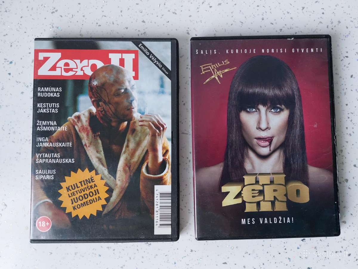 Emilio Vėlyvio dvd serialas Zero II ir Zero III