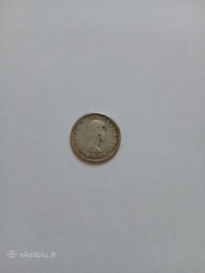 Kanada 1960 10 cents Sidabras