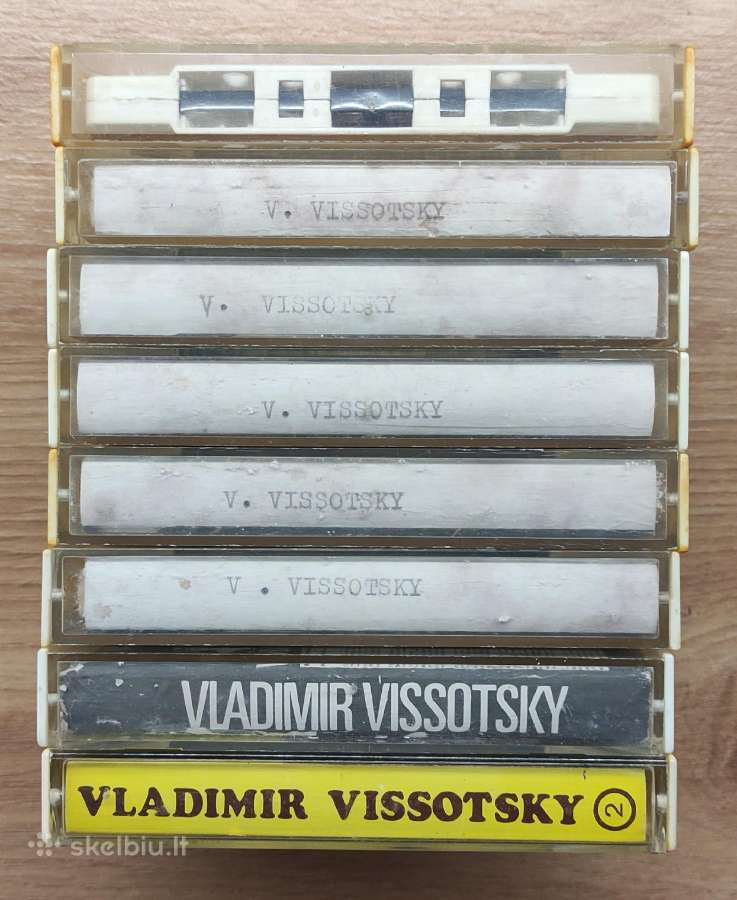 Audio kasetės Vladimir Vysotsky - nuotraukos Nr. 2
