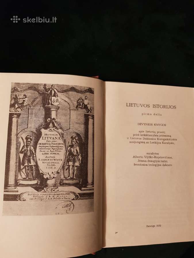 Albertas Vijūkas Kojelavičius "Lietuvos istorija" - nuotraukos Nr. 3
