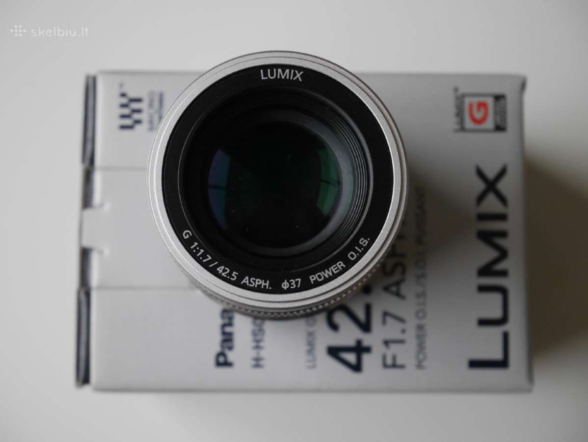 Objektyvas Panasonic 42.5 f1.7 - nuotraukos Nr. 2