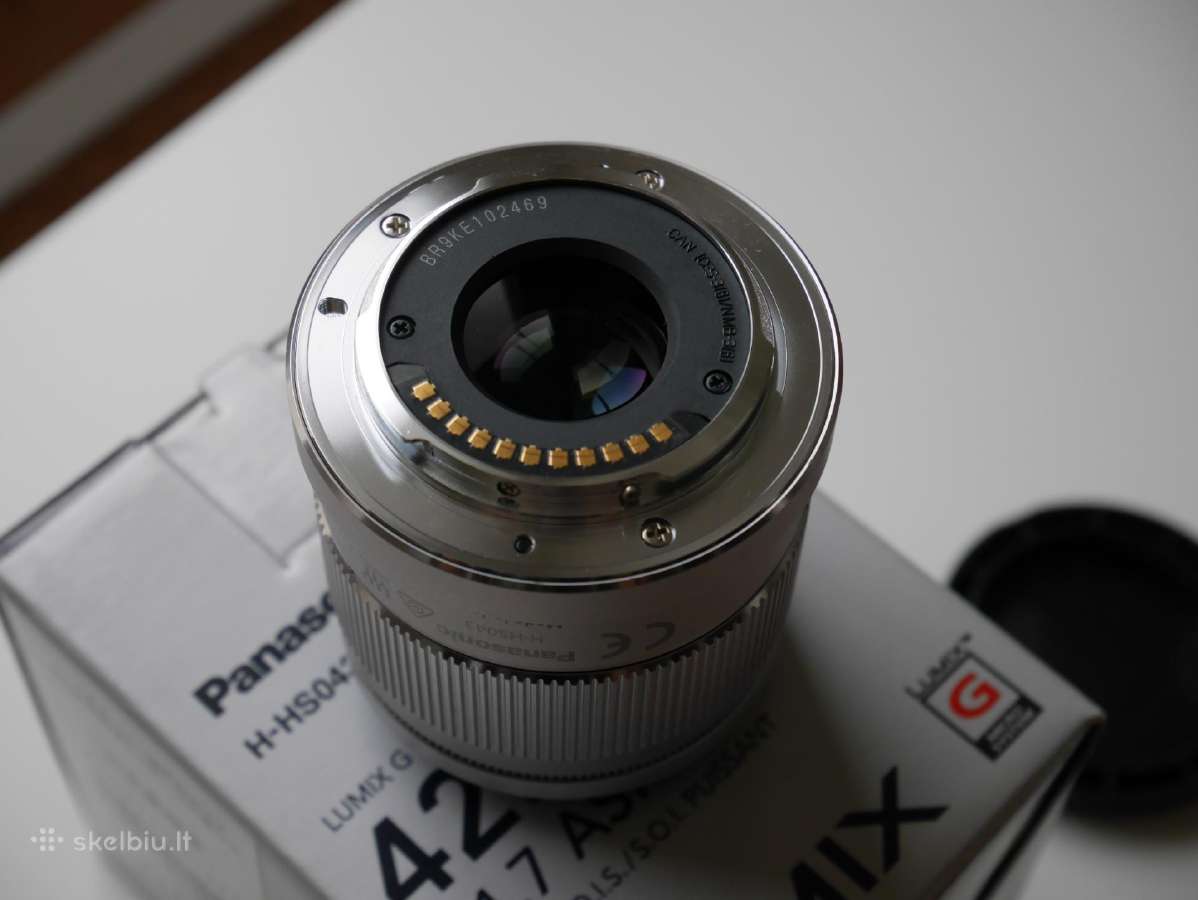 Objektyvas Panasonic 42.5 f1.7 - nuotraukos Nr. 4