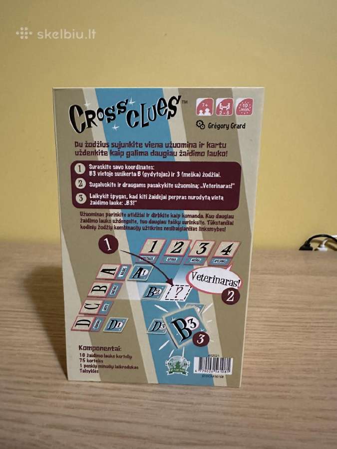 Stalo žaidimas „Cross Clues“ - nuotraukos Nr. 2