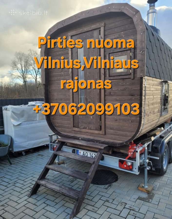 Mobili pirtis ant ratų