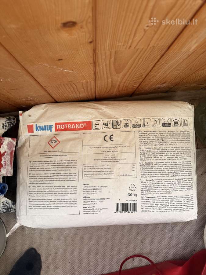 Knauf Rotband 30kg maišas - nuotraukos Nr. 2