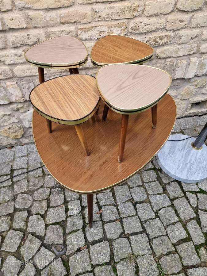 Vintažinis mid century kavos staliukas ir kt. - nuotraukos Nr. 16