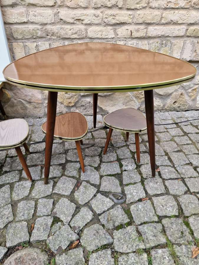 Vintažinis mid century kavos staliukas ir kt. - nuotraukos Nr. 18