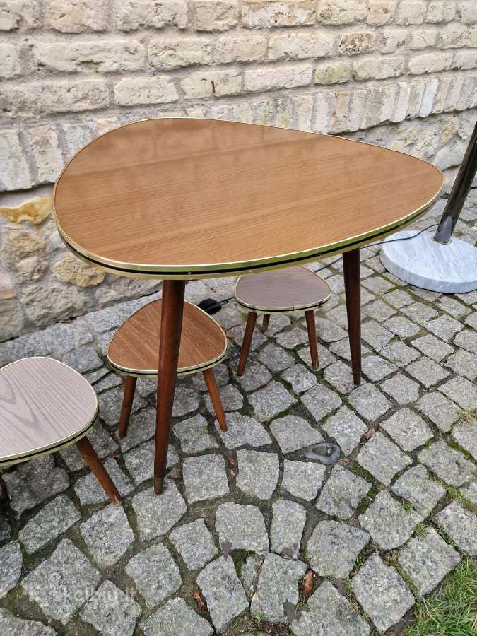 Vintažinis mid century kavos staliukas ir kt. - nuotraukos Nr. 20