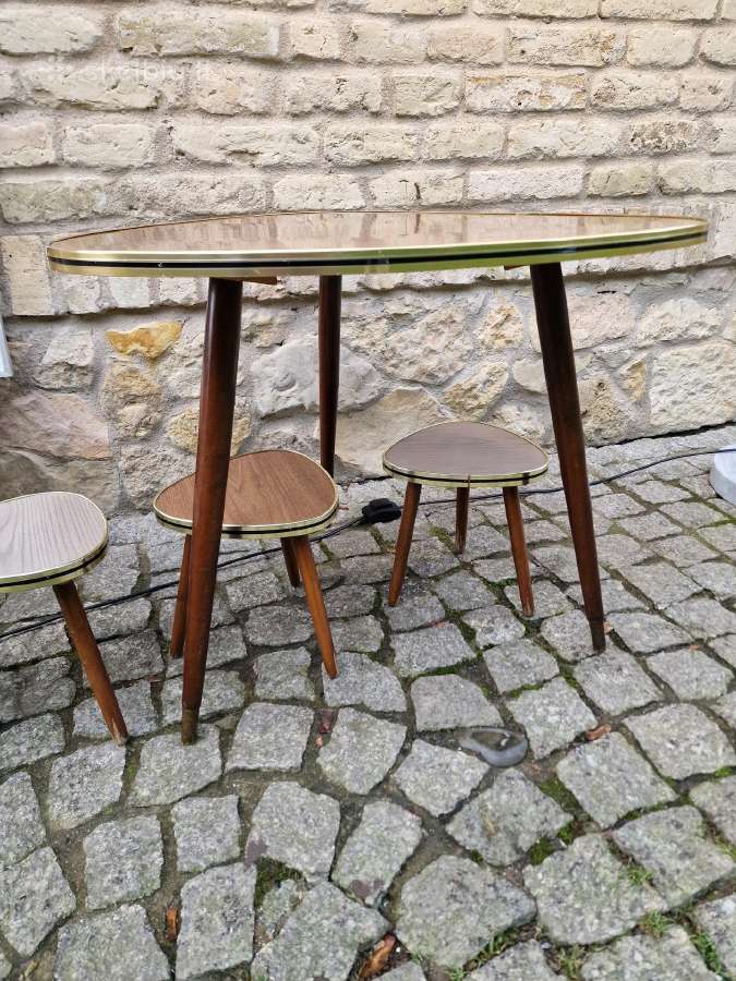 Vintažinis mid century kavos staliukas ir kt. - nuotraukos Nr. 22