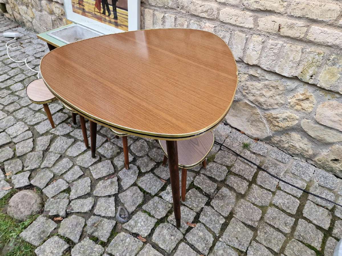 Vintažinis mid century kavos staliukas ir kt. - nuotraukos Nr. 24