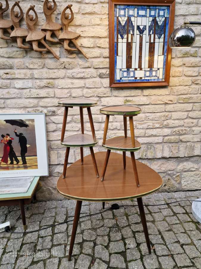 Vintažinis mid century kavos staliukas ir kt. - nuotraukos Nr. 32