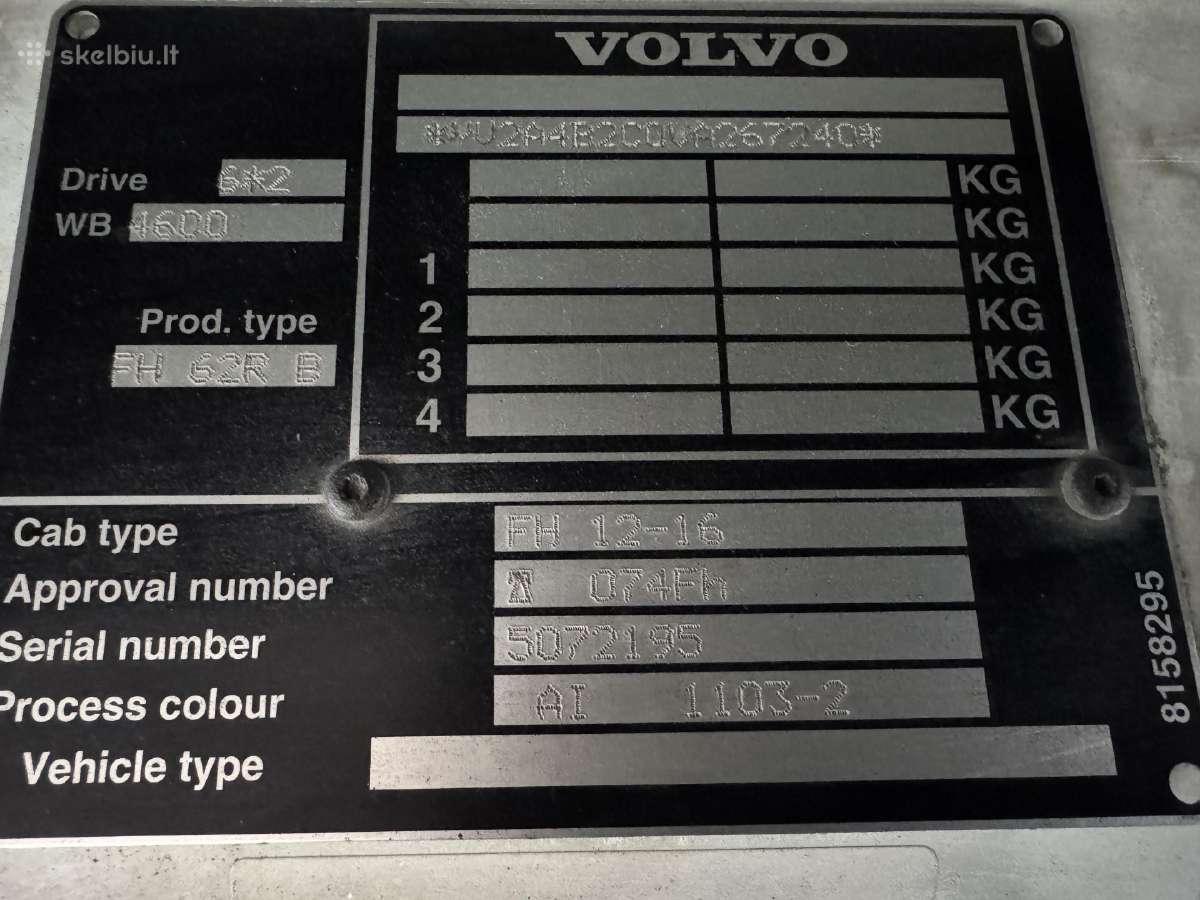 Volvo Fh-12 - nuotraukos Nr. 7