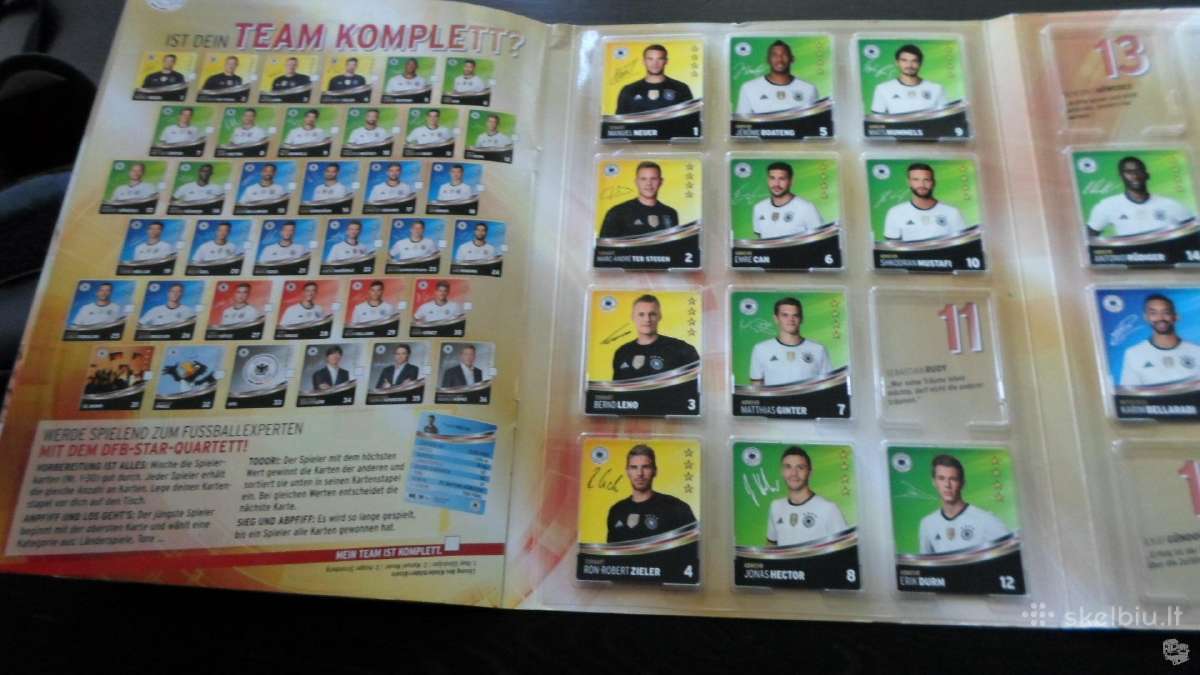 Kolekcines futbolo korteles - nuotraukos Nr. 3