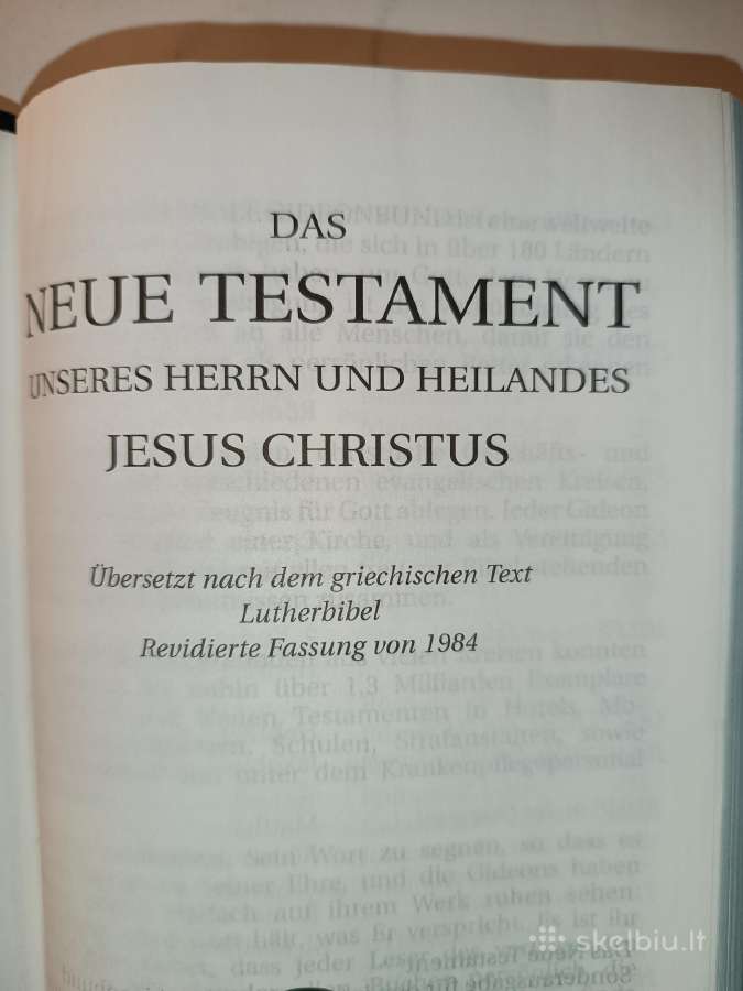 Naujasis testamentas keturiomis kalbomis - nuotraukos Nr. 5