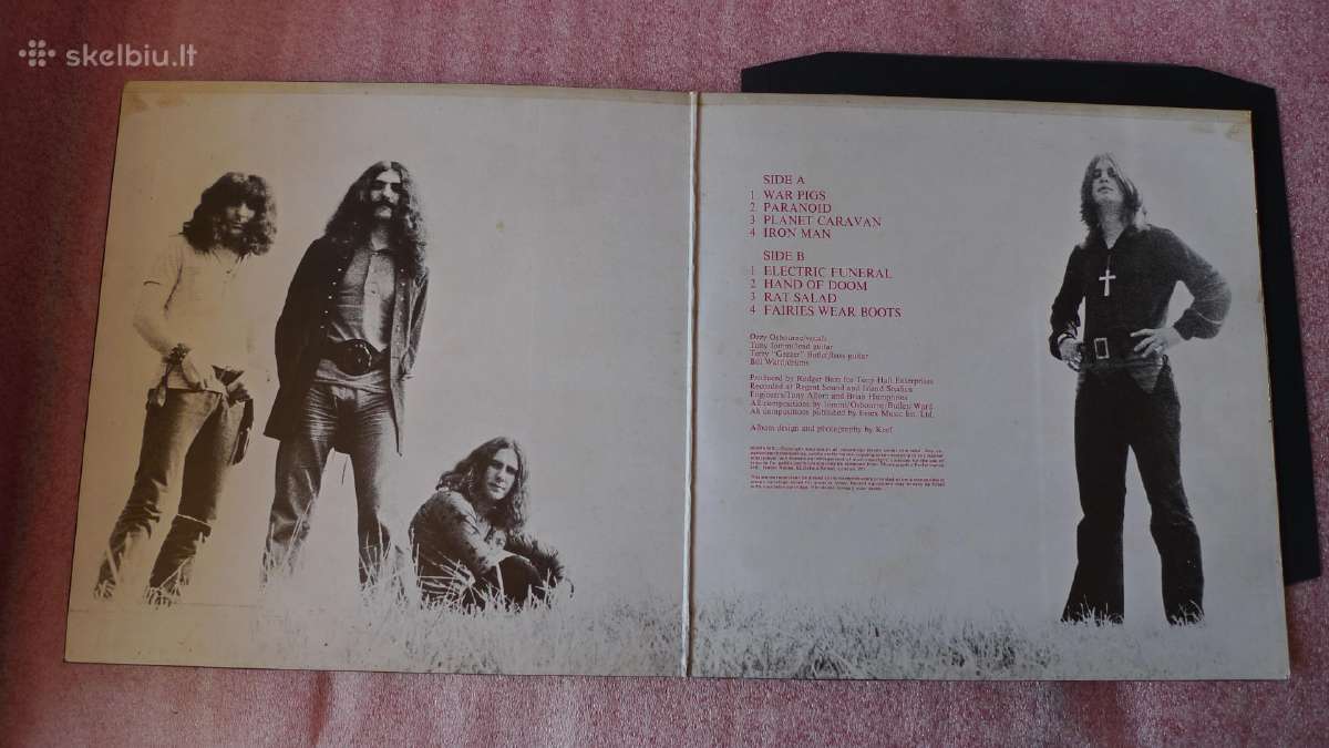 Black Sabbath Paranoid ir LED Zepelin UK - nuotraukos Nr. 4