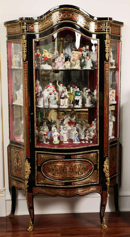 Antikvarinė Boulle stiliaus vitrina/indauja