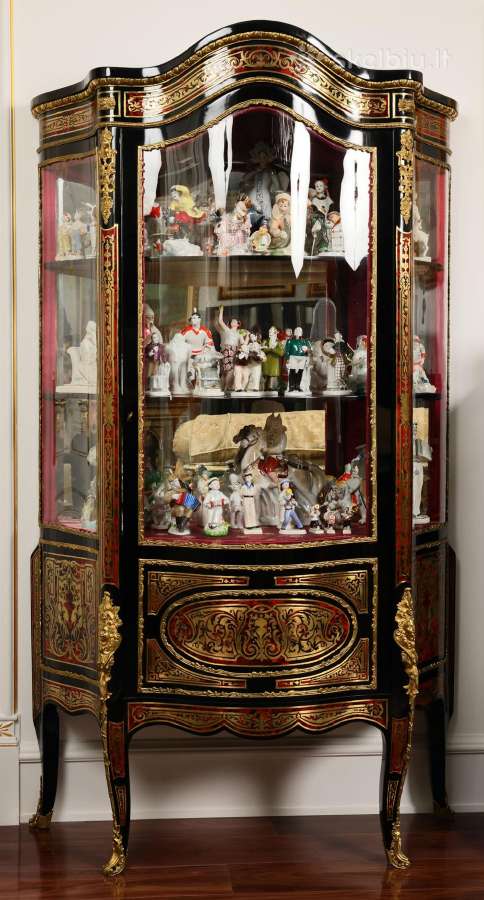 Antikvarinė Boulle stiliaus vitrina/indauja - nuotraukos Nr. 7