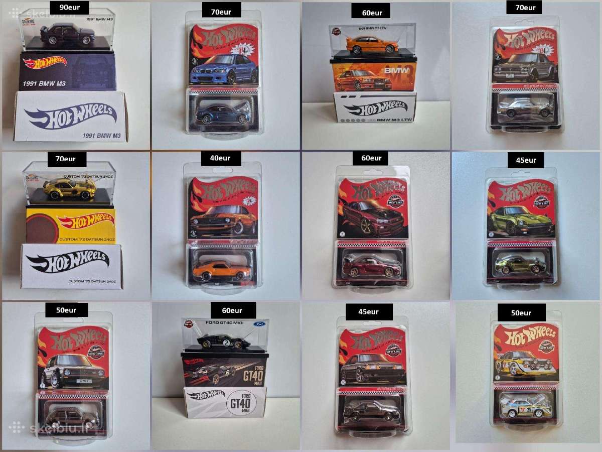 Hot Wheels rlc modeliukai