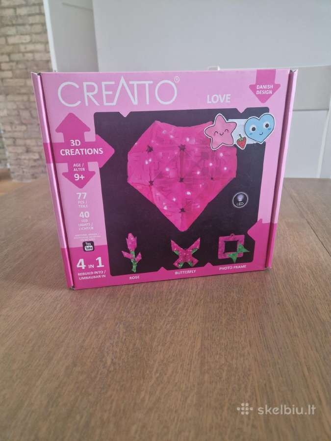 Kūrybinis rinkinys Creatto Love LED