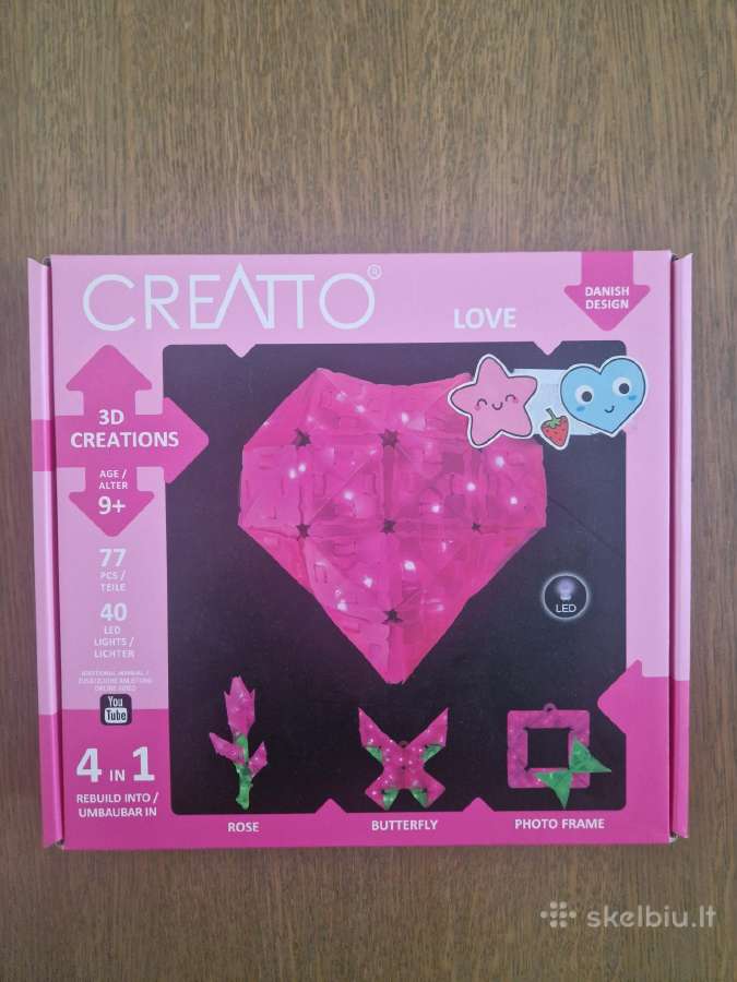 Kūrybinis rinkinys Creatto Love LED - nuotraukos Nr. 5
