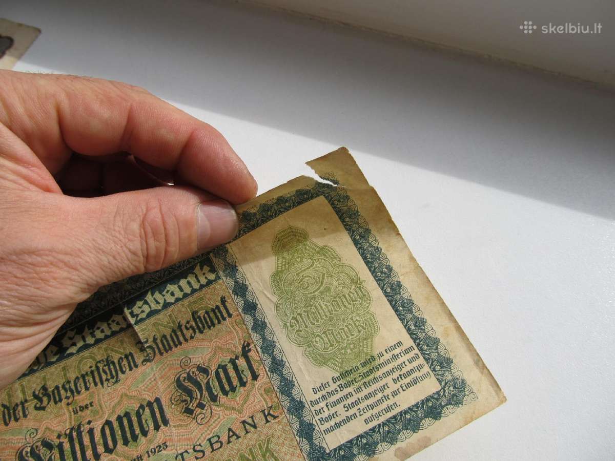 5 milijonai markiu , Miunchen Vokietija , 1923 - nuotraukos Nr. 3