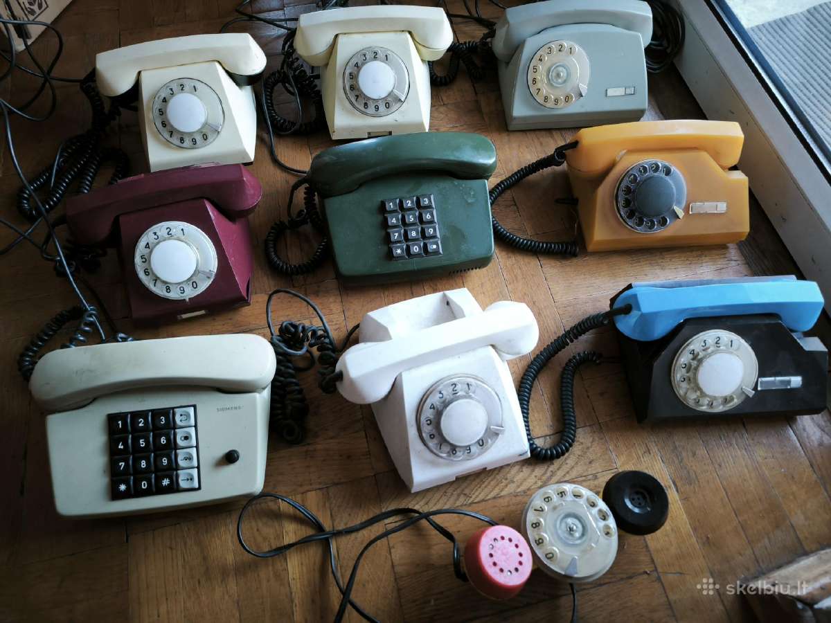 Senoviški skrituliniai telefono aparatai. - nuotraukos Nr. 19