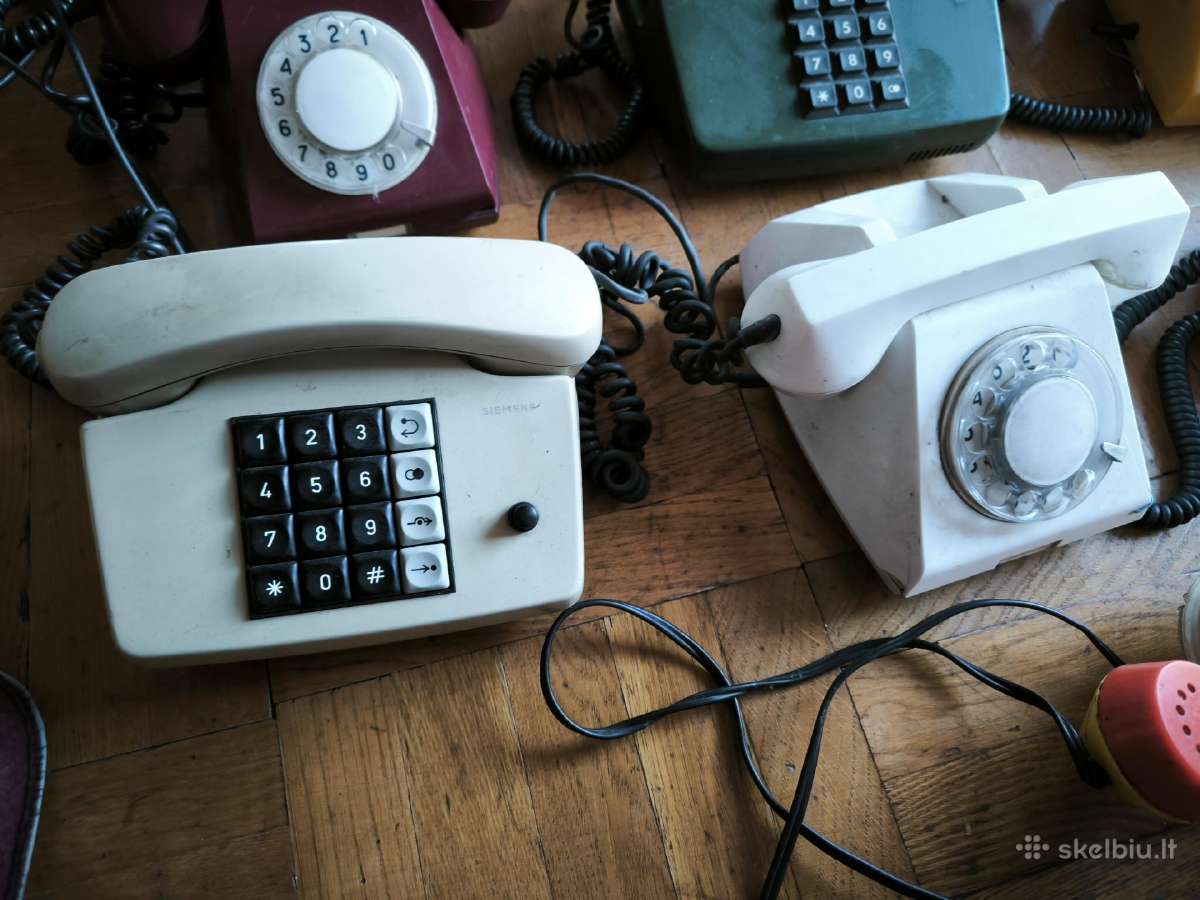 Senoviški skrituliniai telefono aparatai. - nuotraukos Nr. 23