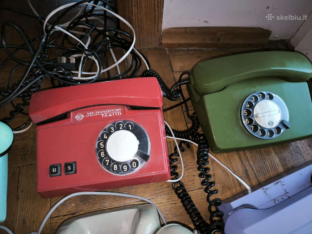 Senoviški skrituliniai telefono aparatai. - nuotraukos Nr. 33