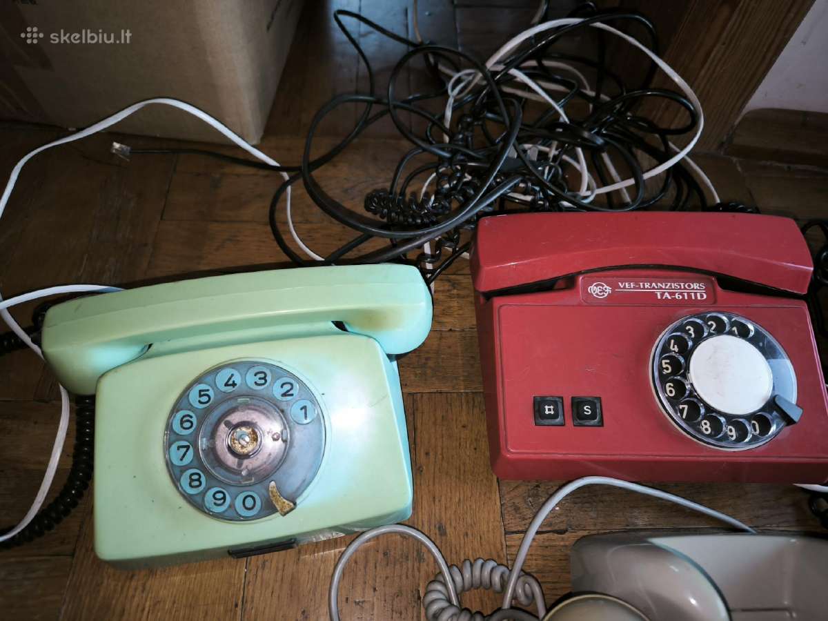 Senoviški skrituliniai telefono aparatai. - nuotraukos Nr. 35