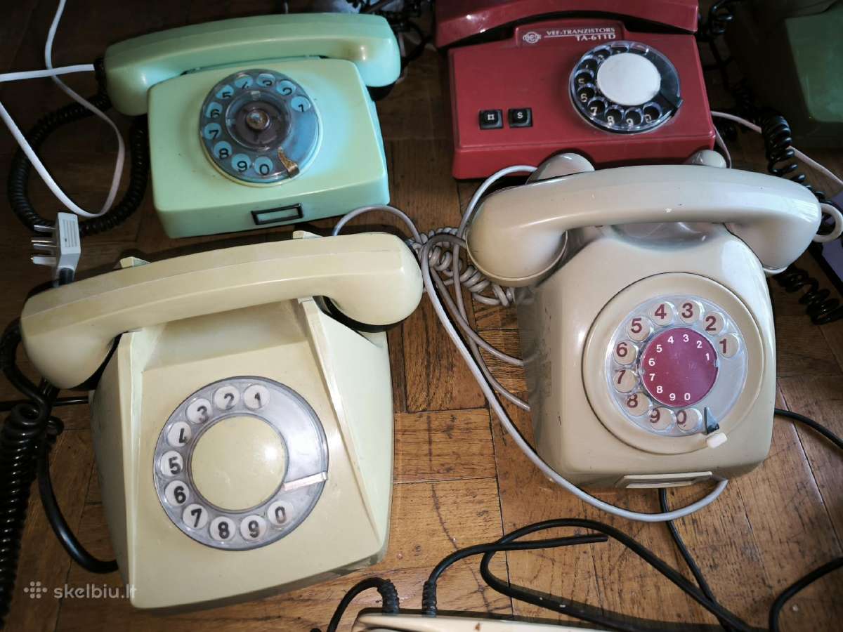 Senoviški skrituliniai telefono aparatai. - nuotraukos Nr. 36