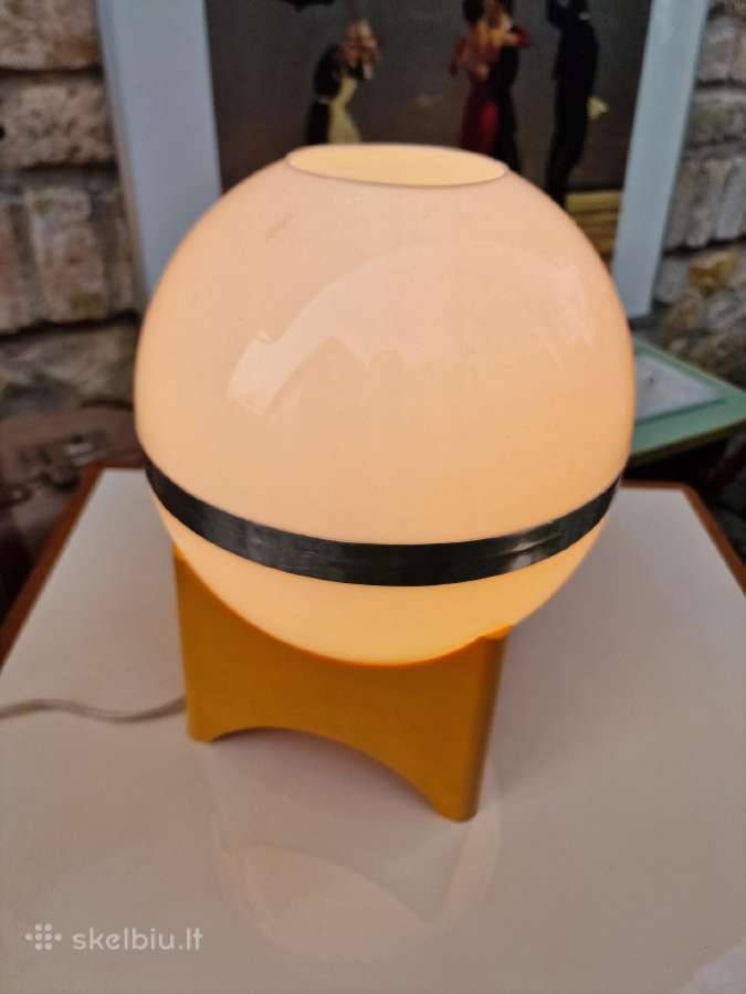 Vintažinė mid century Space Age stalo lempa - nuotraukos Nr. 6