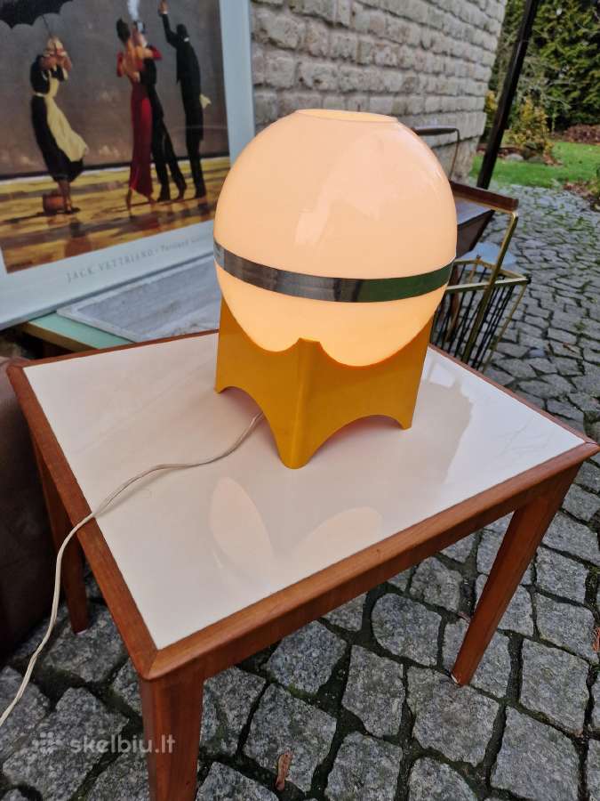 Vintažinė mid century Space Age stalo lempa - nuotraukos Nr. 12