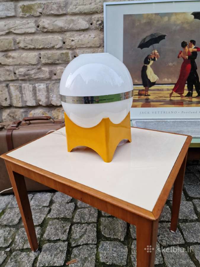 Vintažinė mid century Space Age stalo lempa - nuotraukos Nr. 15
