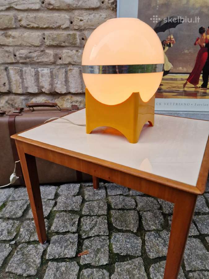 Vintažinė mid century Space Age stalo lempa - nuotraukos Nr. 18