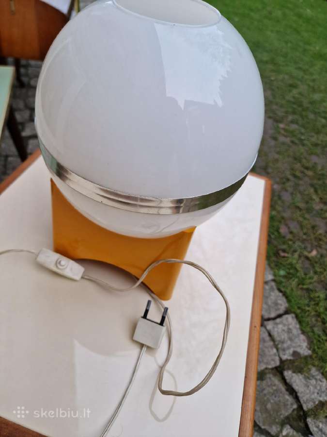 Vintažinė mid century Space Age stalo lempa - nuotraukos Nr. 24