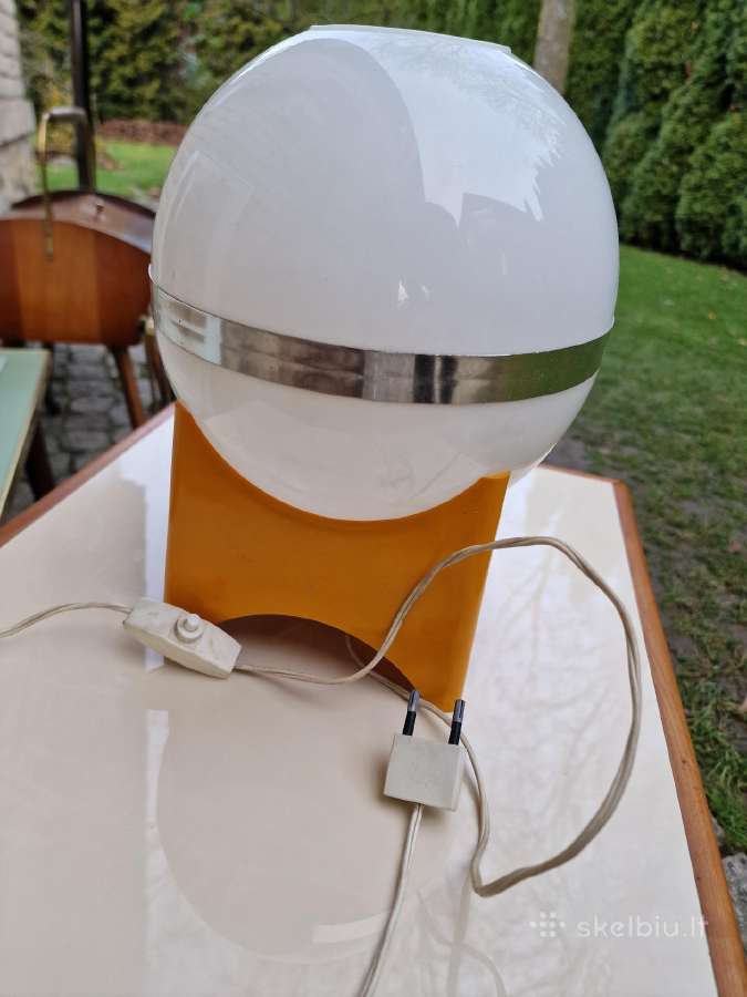 Vintažinė mid century Space Age stalo lempa - nuotraukos Nr. 25