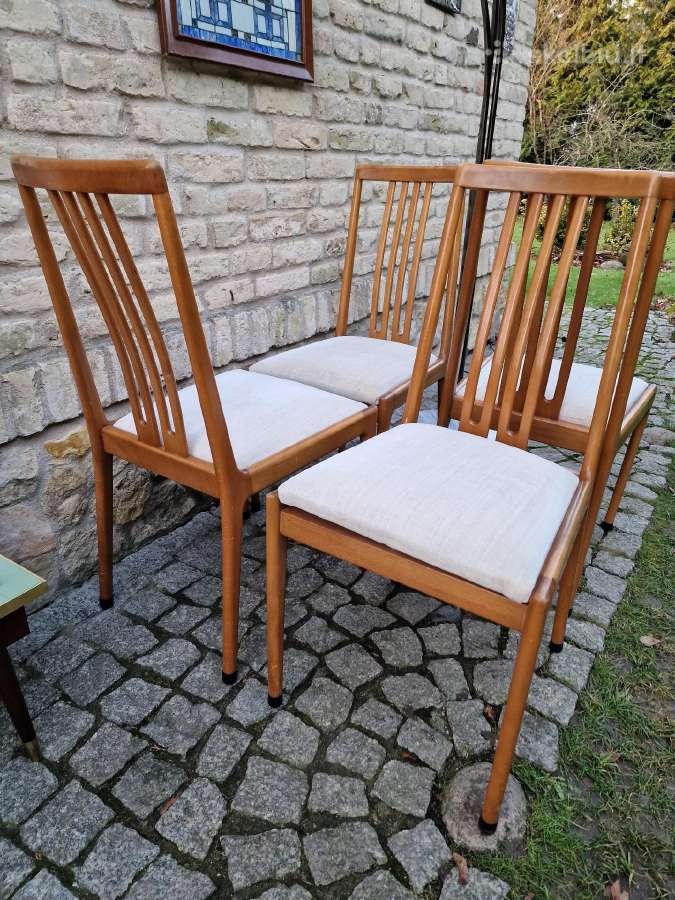 Vintažinės mid century bukmedžio kėdės - nuotraukos Nr. 6