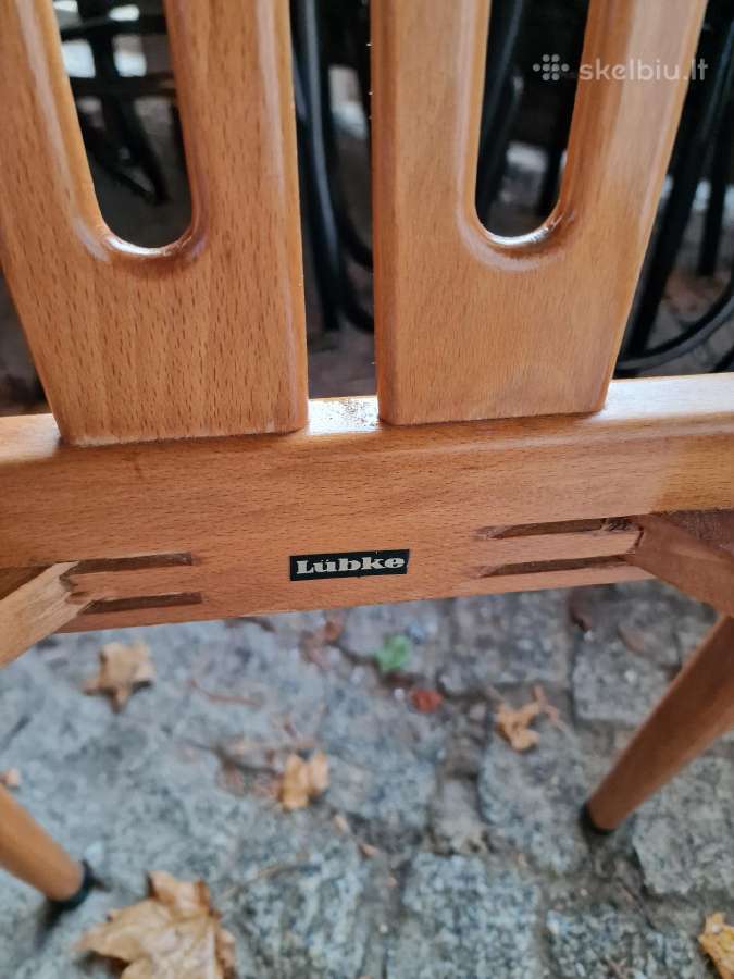 Vintažinės mid century bukmedžio kėdės - nuotraukos Nr. 8