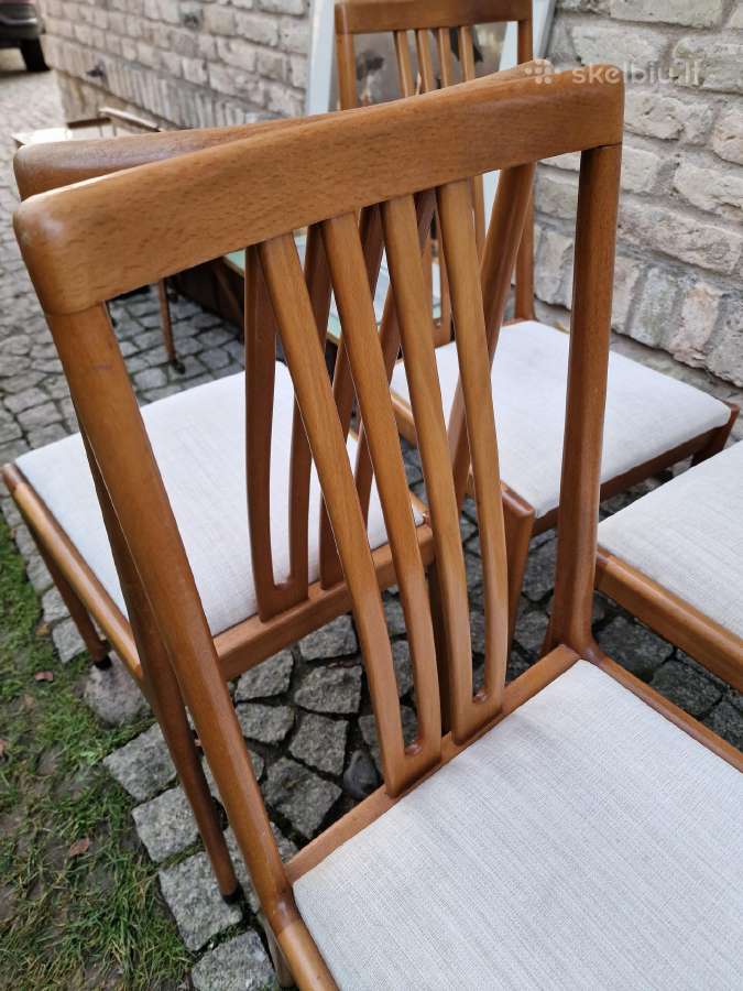 Vintažinės mid century bukmedžio kėdės - nuotraukos Nr. 10