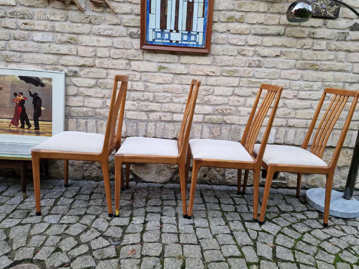 Vintažinės mid century bukmedžio kėdės - nuotraukos Nr. 26