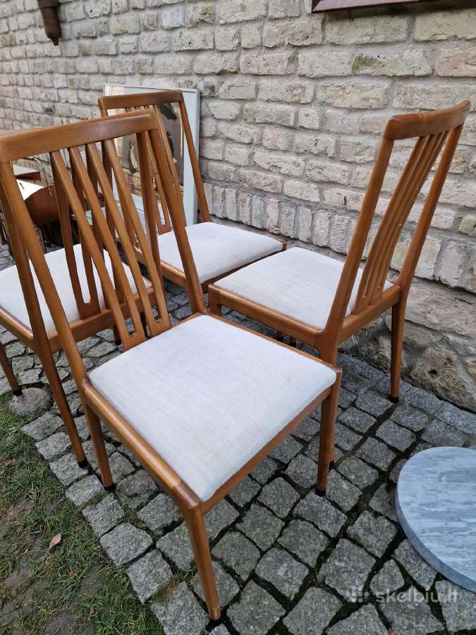 Vintažinės mid century bukmedžio kėdės - nuotraukos Nr. 28
